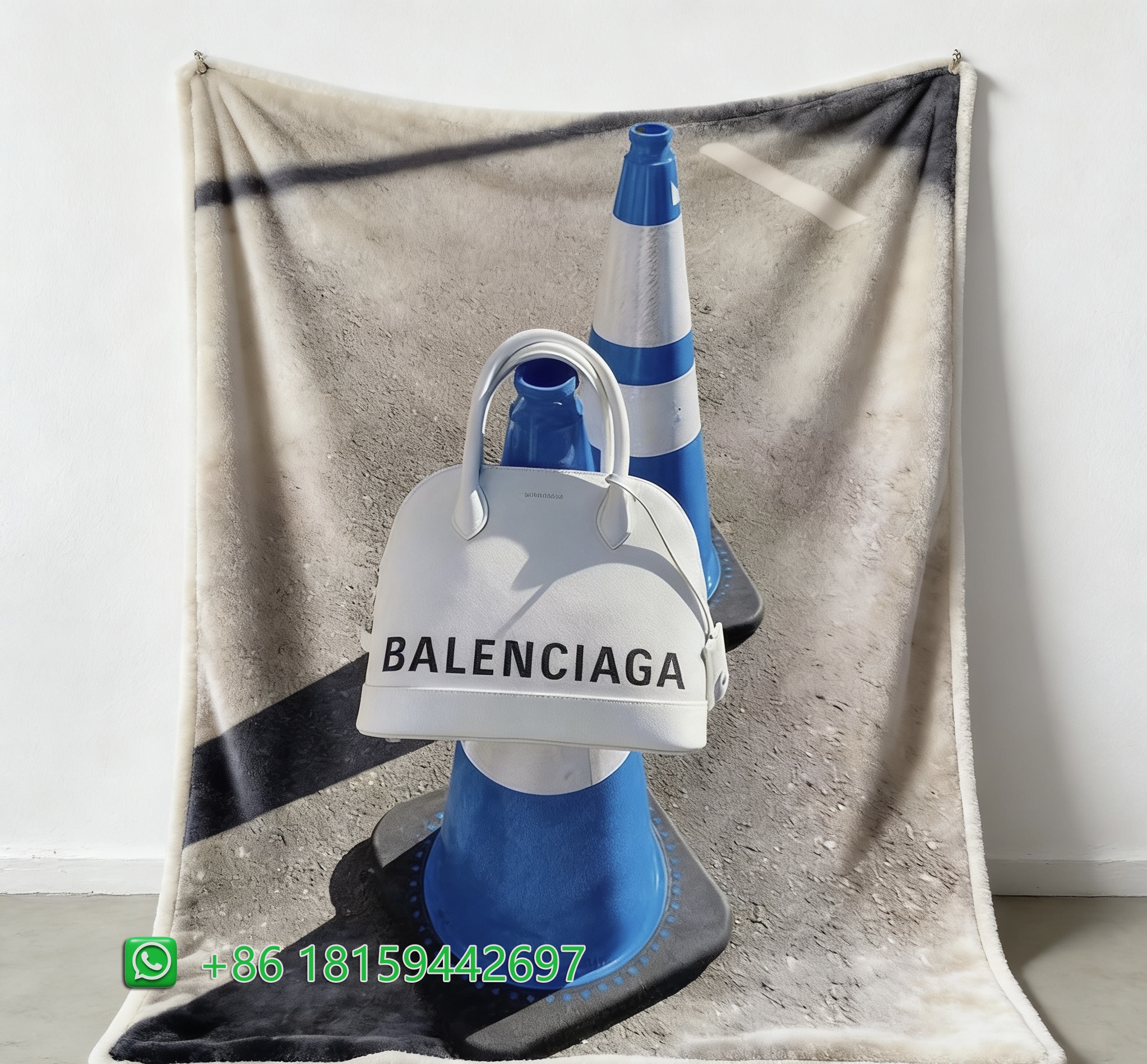 Balenciaga Throw Blankets